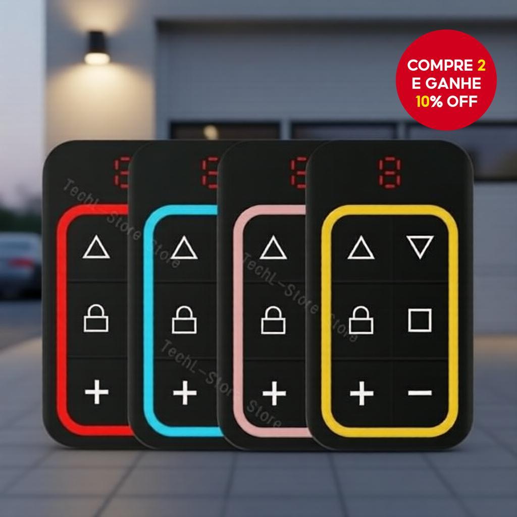 Duplicador Universal de Controle Remoto para Porta de Garagem 300-915MHZ Multi Frequência 433mhz 868mhz Multi Marca em Oferta na Shopee