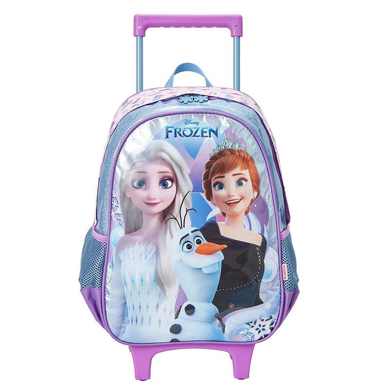 Mochila De Rodinhas Escolar  Disney  Frozen Xeryus em Oferta na Shopee