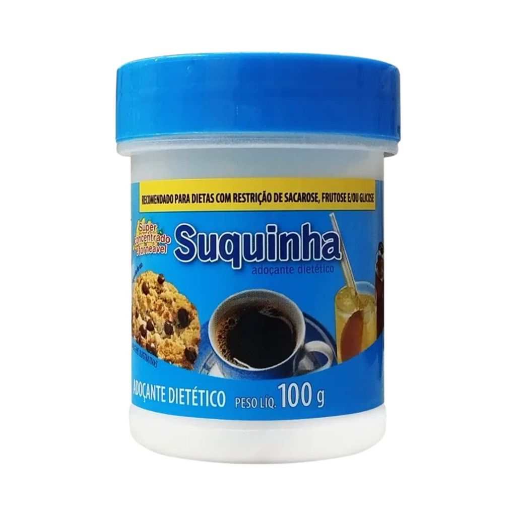 Adoçante Suquinha Dietético Zero Açúcar - Kerry 100g em Oferta na Shopee
