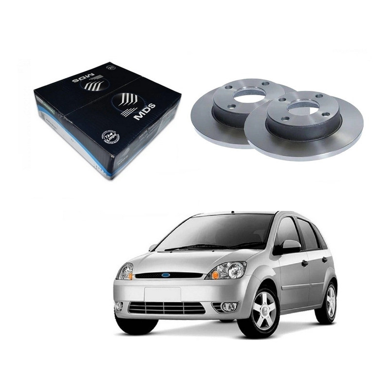 Disco Freio Dianteiro, Fiesta 1.0 2003 A 2006 em Oferta na Shopee