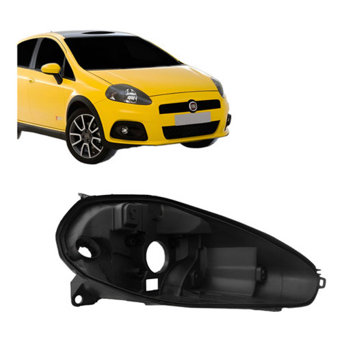 Carcaca De Farol Fiat Punto 2007 2008 2009 2010 2011