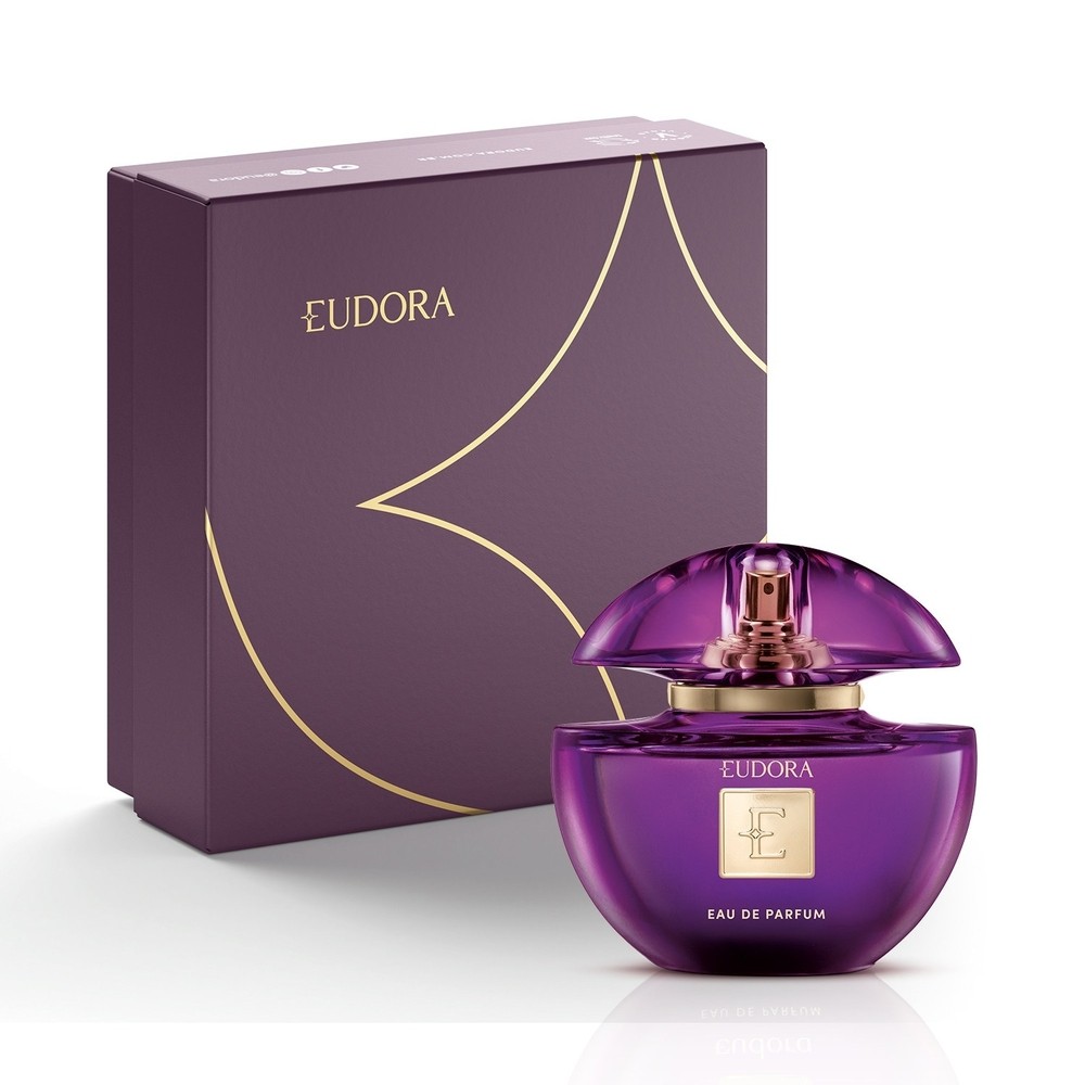 Combo Presente Eudora Roxo: Eau De Parfum 75ml + Caixa Presenteável P em Oferta na Shopee