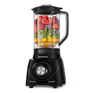 Liquidificador Mondial Pratic Turbo L98B Preto 220V em Oferta na Shopee
