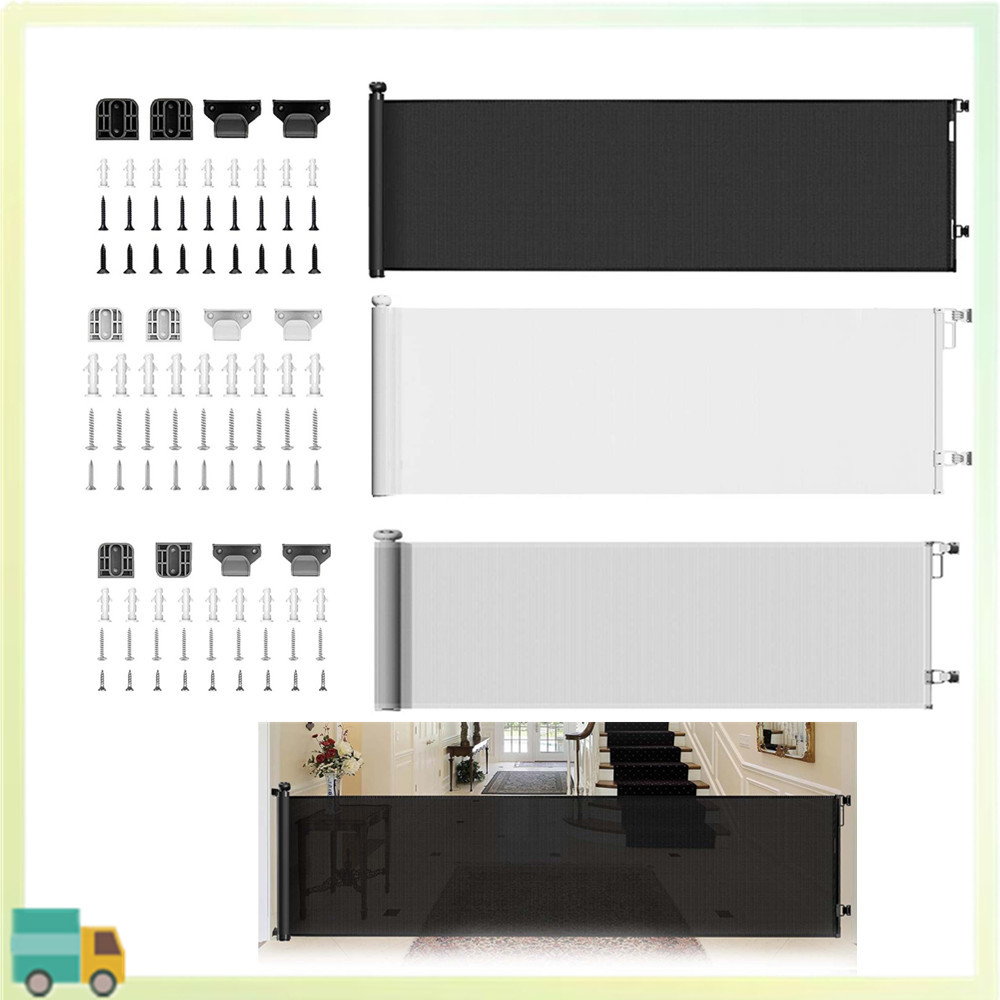 Porta de segurança Super longa retrátil 3m, cerca alta de 86cm, cerca externa interna da cerca da porta