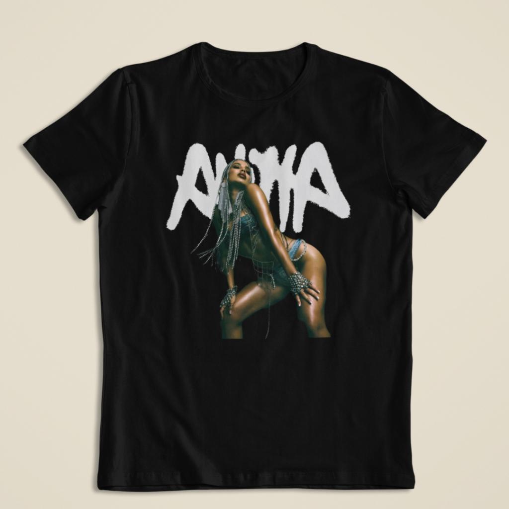Camiseta Tshirt Unissex Cantora Anitta Funk Rave Pop 100% algodão UPPER TK