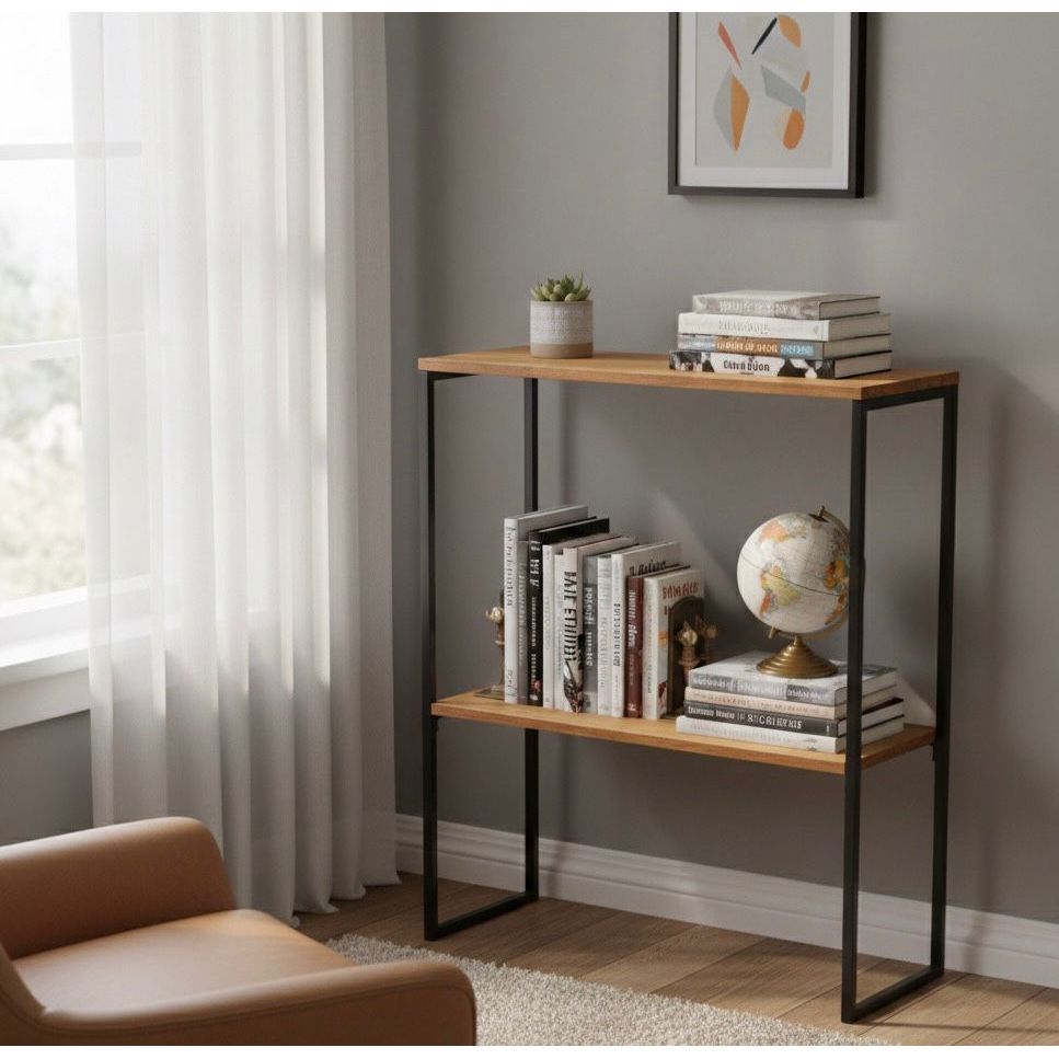 Prateleira Organizadora Rústica 2 Divisórias decoração Retro Escritório Restaurante Casamento Oficina Ferro e Madeira em Oferta na Shopee