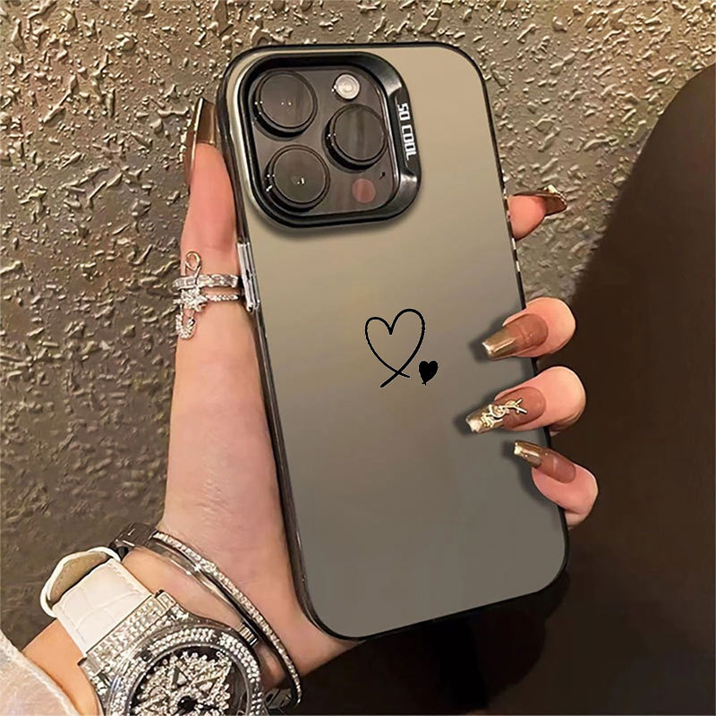 Preto Oco Coração Capinha Para Motorola Moto G04 G04s E14 G22 G14 G24 G54 G84 Com Ponto Capa Silicone Caso De Telefone em Oferta na Shopee