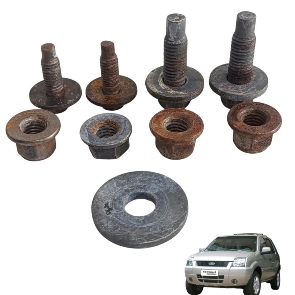 Kit parafuso   porcas calço motor Ford Ecosport 2007 a 2012
