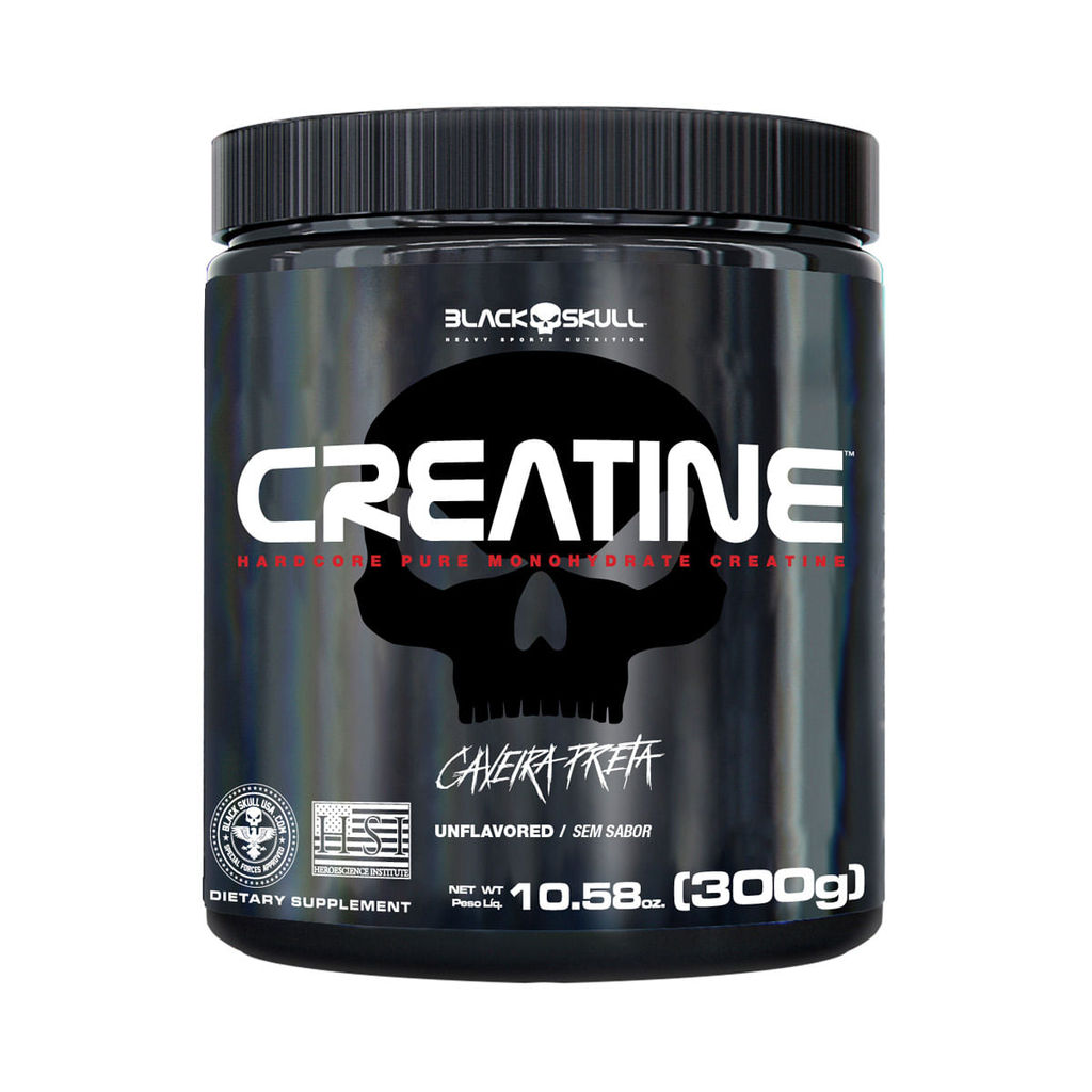 Creatine - Creatina Monohidratada - 300g - Black Skull