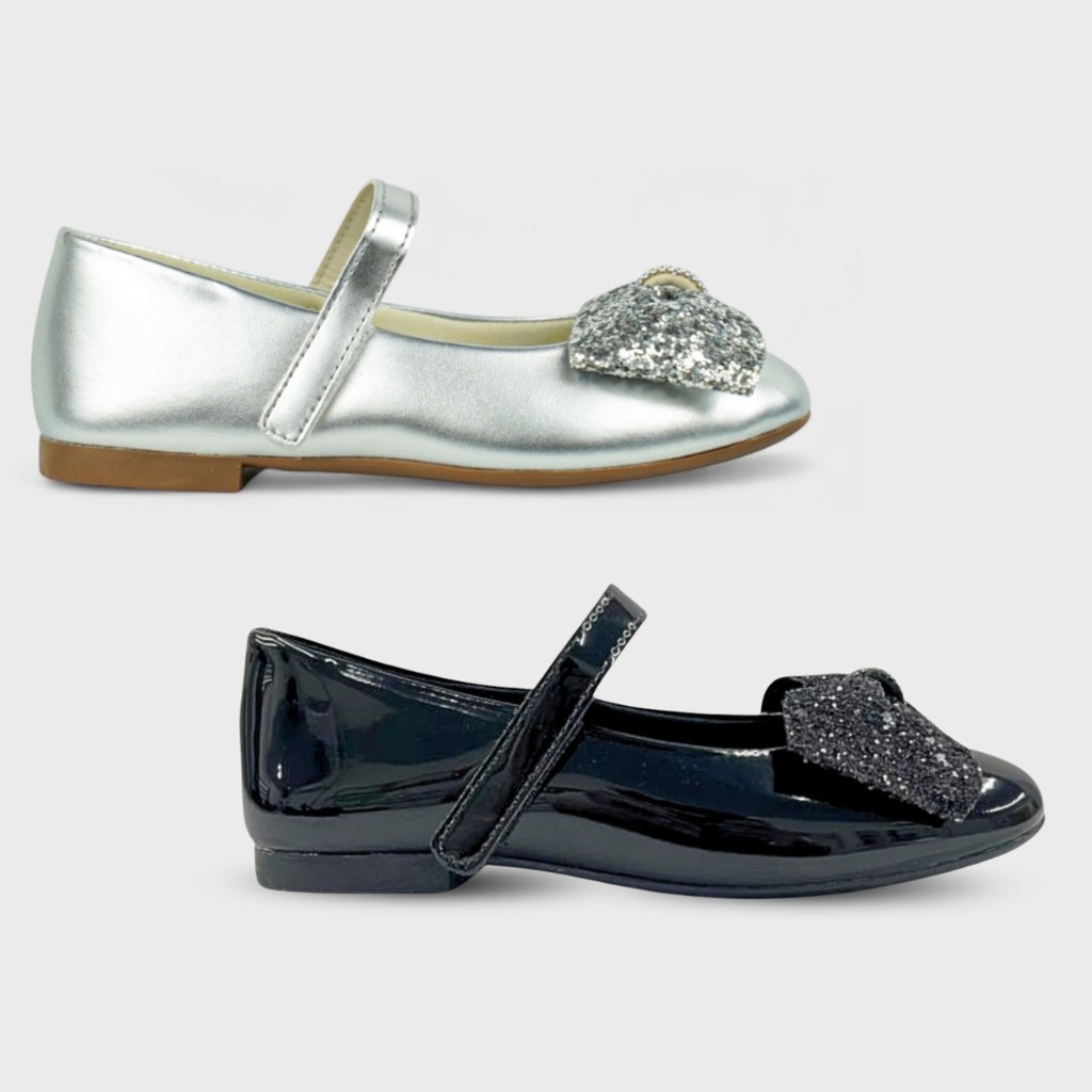Sapatilha Infantil Feminina Boneca Meninas Clássica Laço Glitter Fechamento Facilitado em Oferta na Shopee