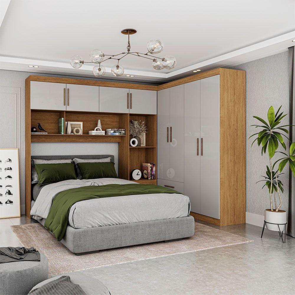 Guarda Roupa Casal Modulado 4 Portas Hercules 4 Portas