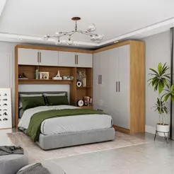 Guarda Roupa Casal Modulado 4 Portas Hercules 4 Portas