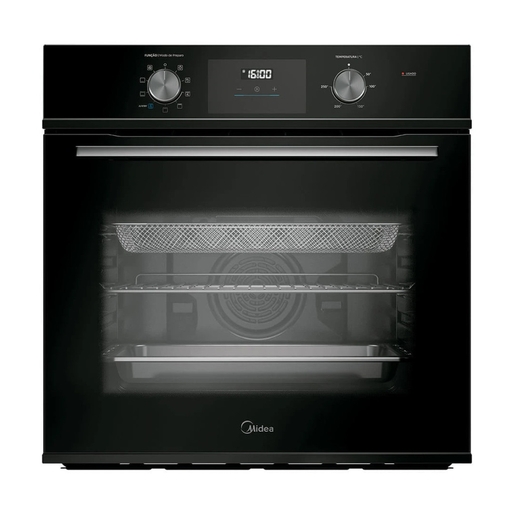 Imagem FORNO DE EMBUTIR ELÉTRICO 80L MIDEA DIGITAL AIRFRYER 8 FUNÇÕES 220V