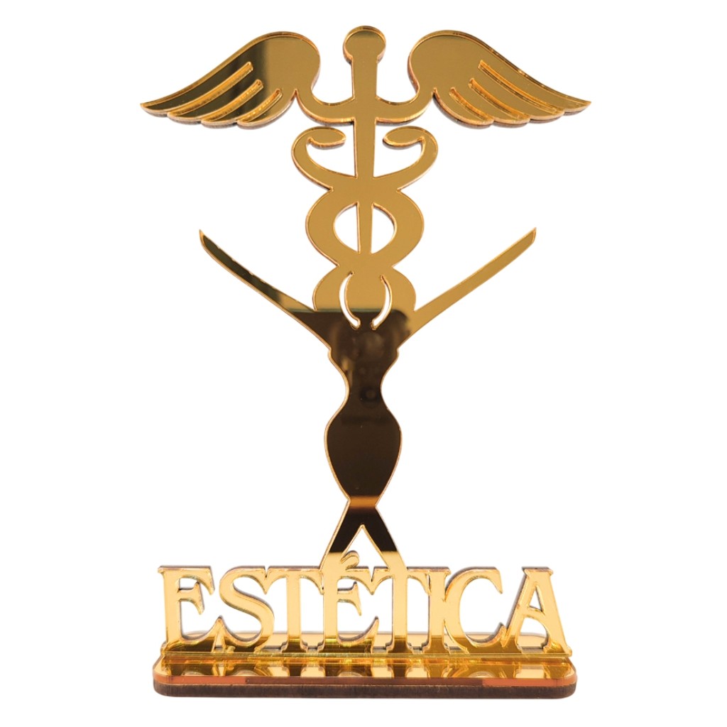 Emblema de Estética Para Decoração, Profissão Esteticista em Oferta na Shopee