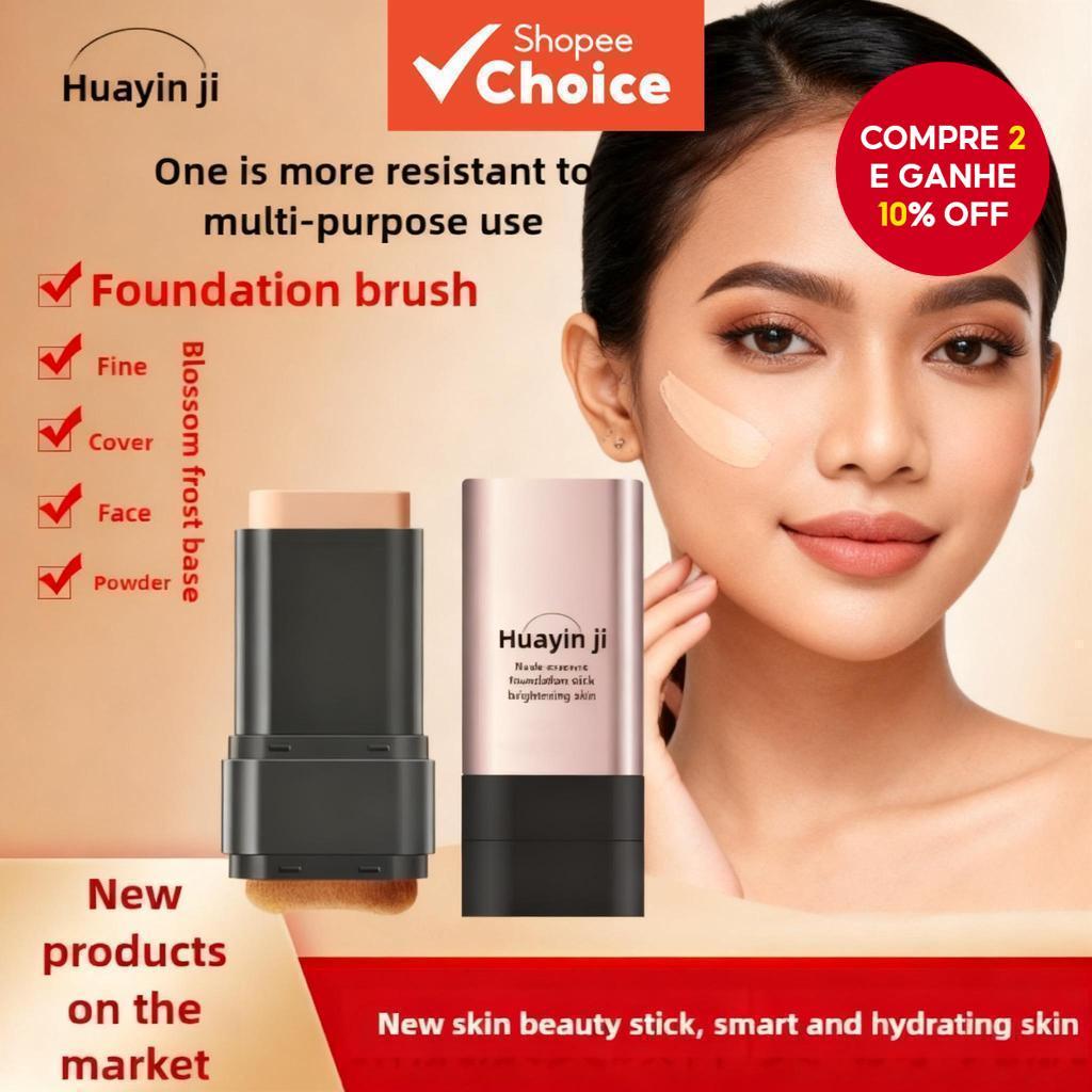 HARINSGI Corretivo Iluminador Bastão Efeito Pele Nu, Hidratação Longa Duração, Resistência à Água e Suor. em Oferta na Shopee