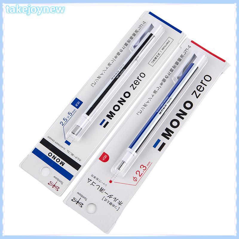 [takejoynewBR] Tombow MONO Zero Borracha Mecânica Caneta Recarregável Forma Esboçar Pintura De Alto Brilho Tipo Papelari