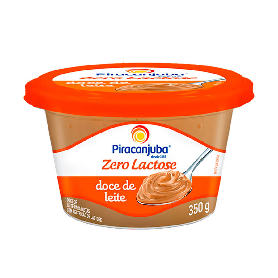 Doce De Leite Zero Lactose Cremoso 350g Piracanjuba
