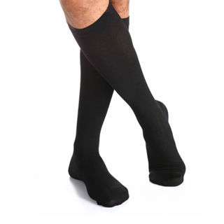 Meia Panturrilha (3/4) Masculina Sigvaris Cotton Comfort 20-30 mmHg Preta M (Tamanho Médio) Normal, Ponteira Fechada em Oferta na Shopee