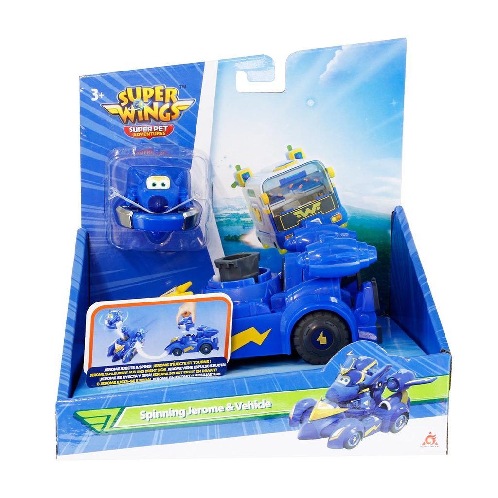 Carrinho Lançador Do Avião Jerome Giratório - Super Wings em Oferta na Shopee