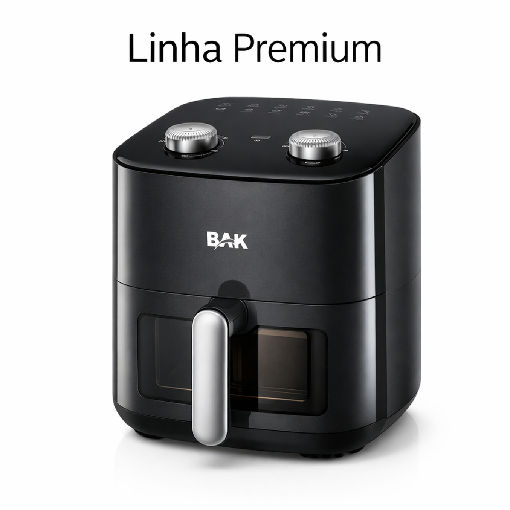 Air Fryer 220v 3.7l Facil Lavagem Bom Para Saude Anti Aderente Com Visor Bak