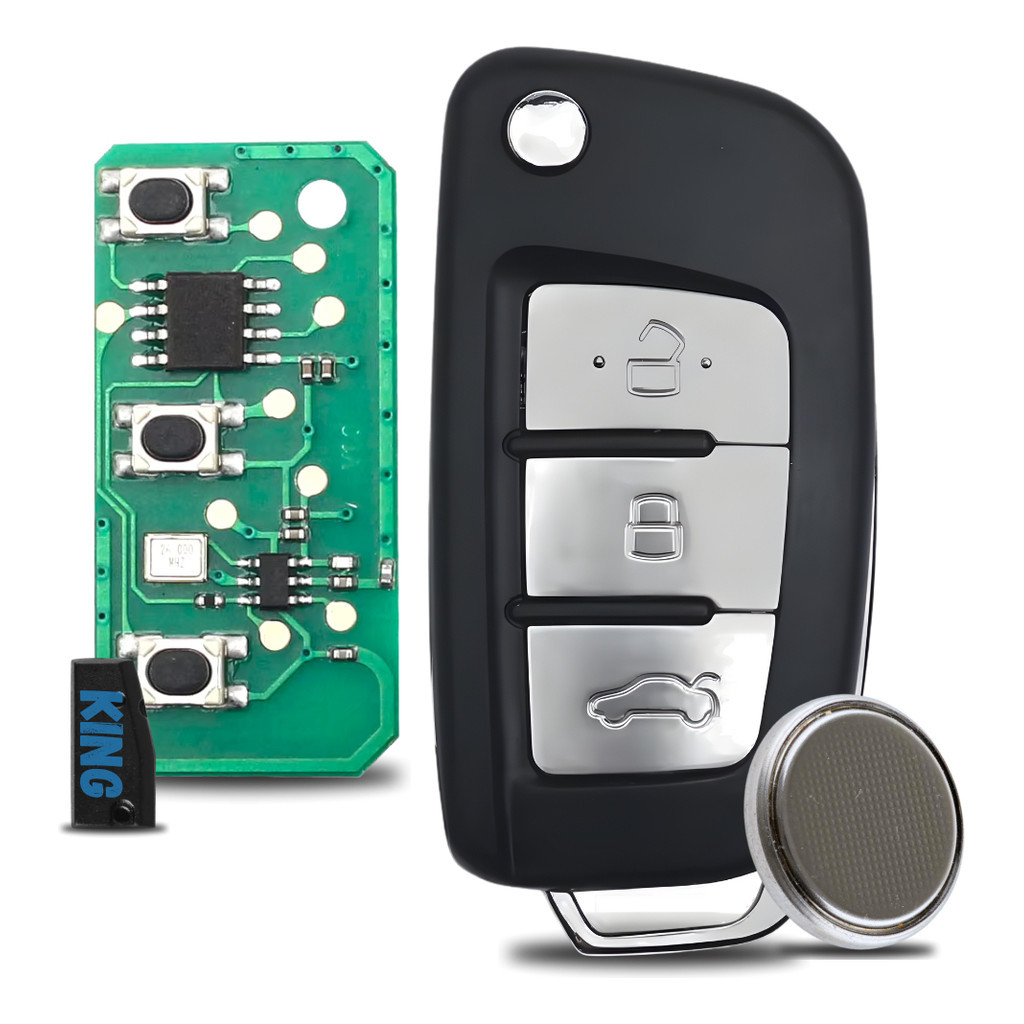 Chave Canivete Completa Ford Ecosport 2013 2014 2015 Focus 2009 a 2013 Chip Handy Baby em Oferta na Shopee