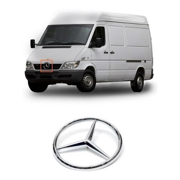 Emblema Estrela Da Grade Sprinter Cdi 2003 2004 2005 2006/2011