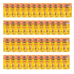Pack Nestlé Purina Friskies Ração Úmida Para Gatos Adultos Salmão Ao Molho com 45 Sachês 85g