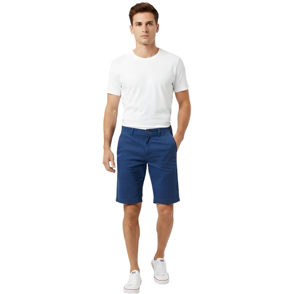 Bermuda Wrangler Sarja Leve Algodão Com Elastano Masculina