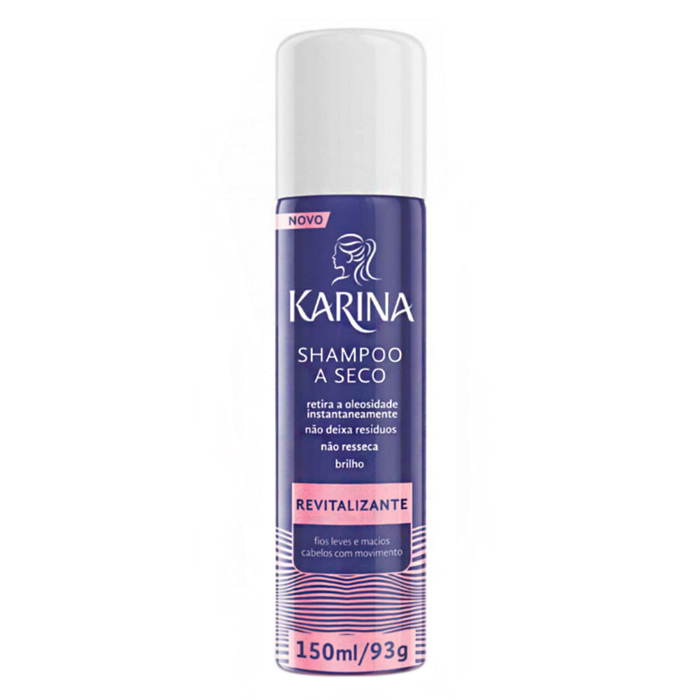 Shampoo a Seco Karina Revitalizante 150ml em Oferta na Shopee