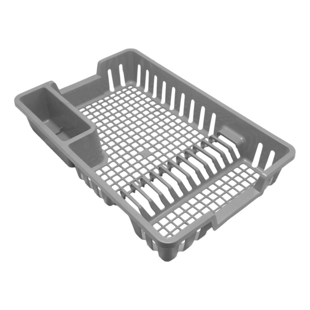 ESCORREDOR PLASTICO DE LOUCA - CINZA - UD. M.TP02 em Oferta na Shopee