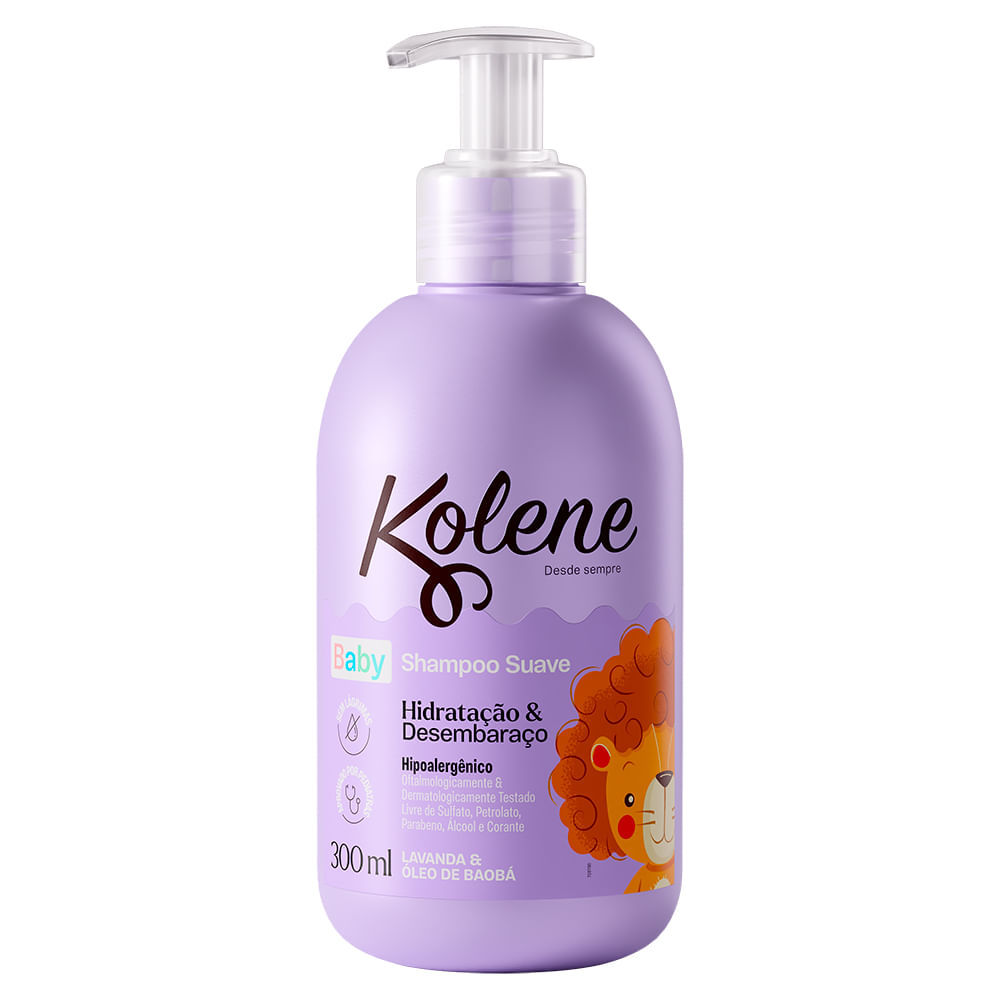 Shampoo Suave Kolene Baby Hidratação e Desembaraço Lavanda e Óleo de Baobá 300ml em Oferta na Shopee