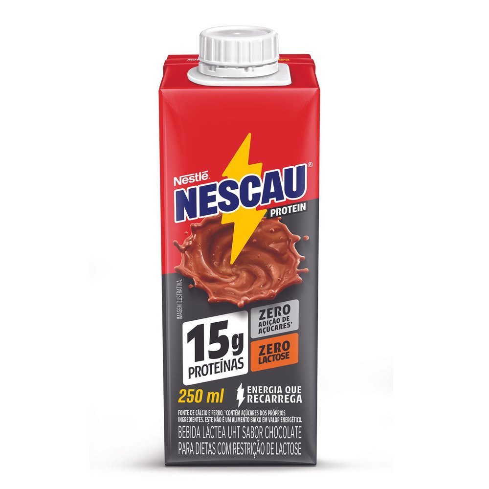 Bebida Láctea Nescau Protein com 15g de Proteína 250ml em Oferta na Shopee