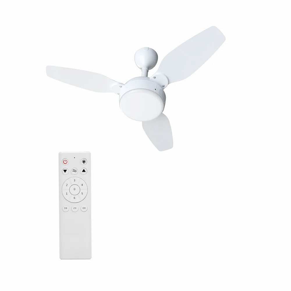 Ventilador de Teto Ventisol Legacy Branco Dupla Face Inverter com Controle Bivolt em Oferta na Shopee