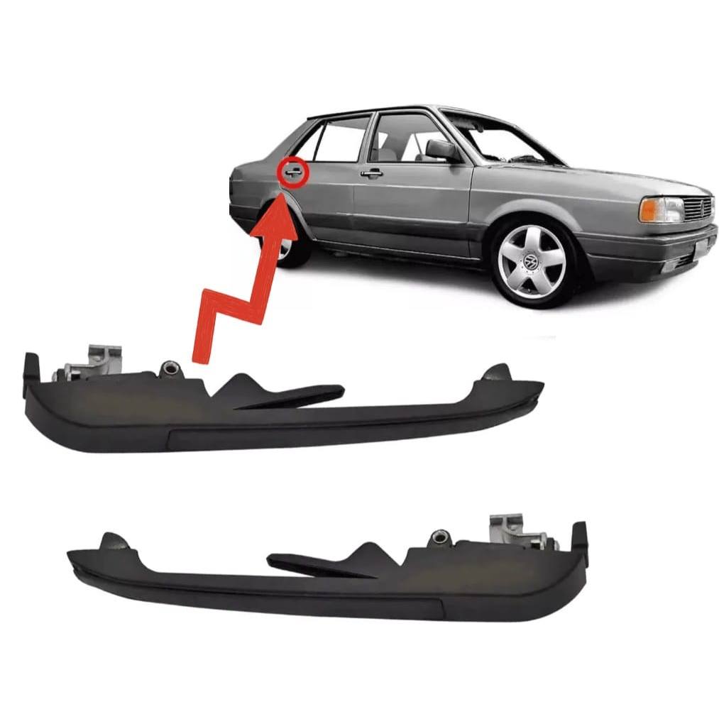 Par Maçanetas TRASEIRAS  externas  Voyage 87 a 1994  Santana e Quantum  até 1990 Friso Preto