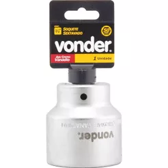 Soquete Sextavado Encaixe 3/4 38mm Curto Cromo Vanádio Vonder
