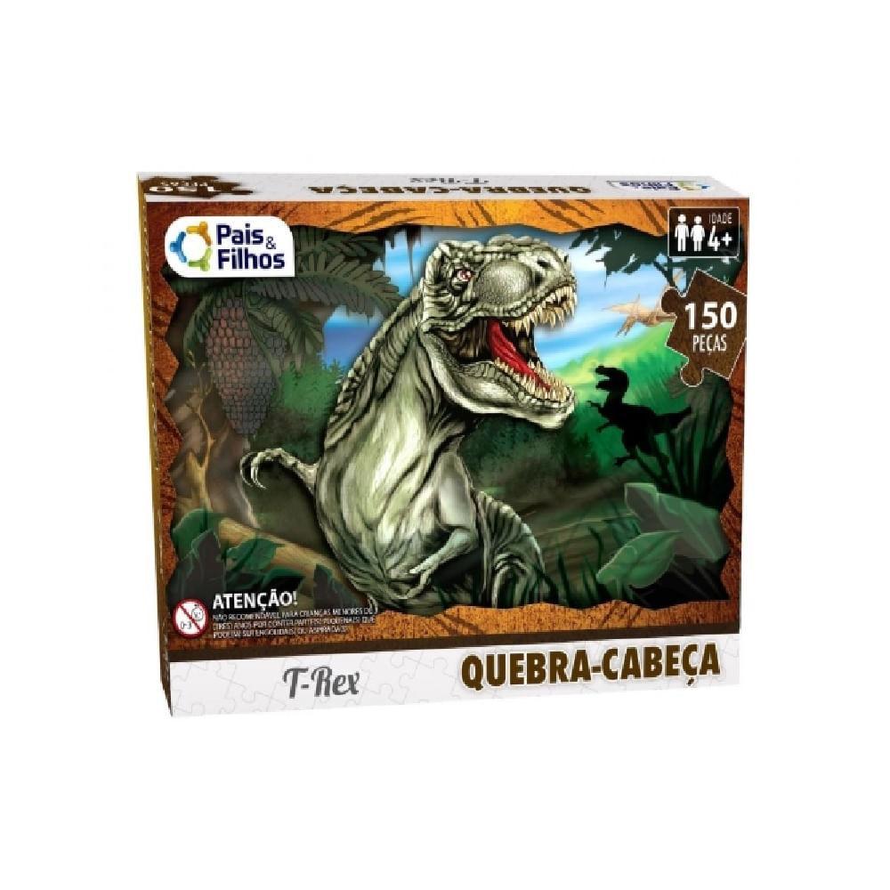 Quebra-Cabeça 150 Peças T-Rex - Pais e Filhos em Oferta na Shopee