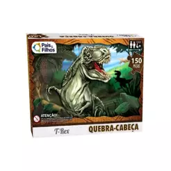 Quebra-Cabeça 150 Peças T-Rex - Pais e Filhos