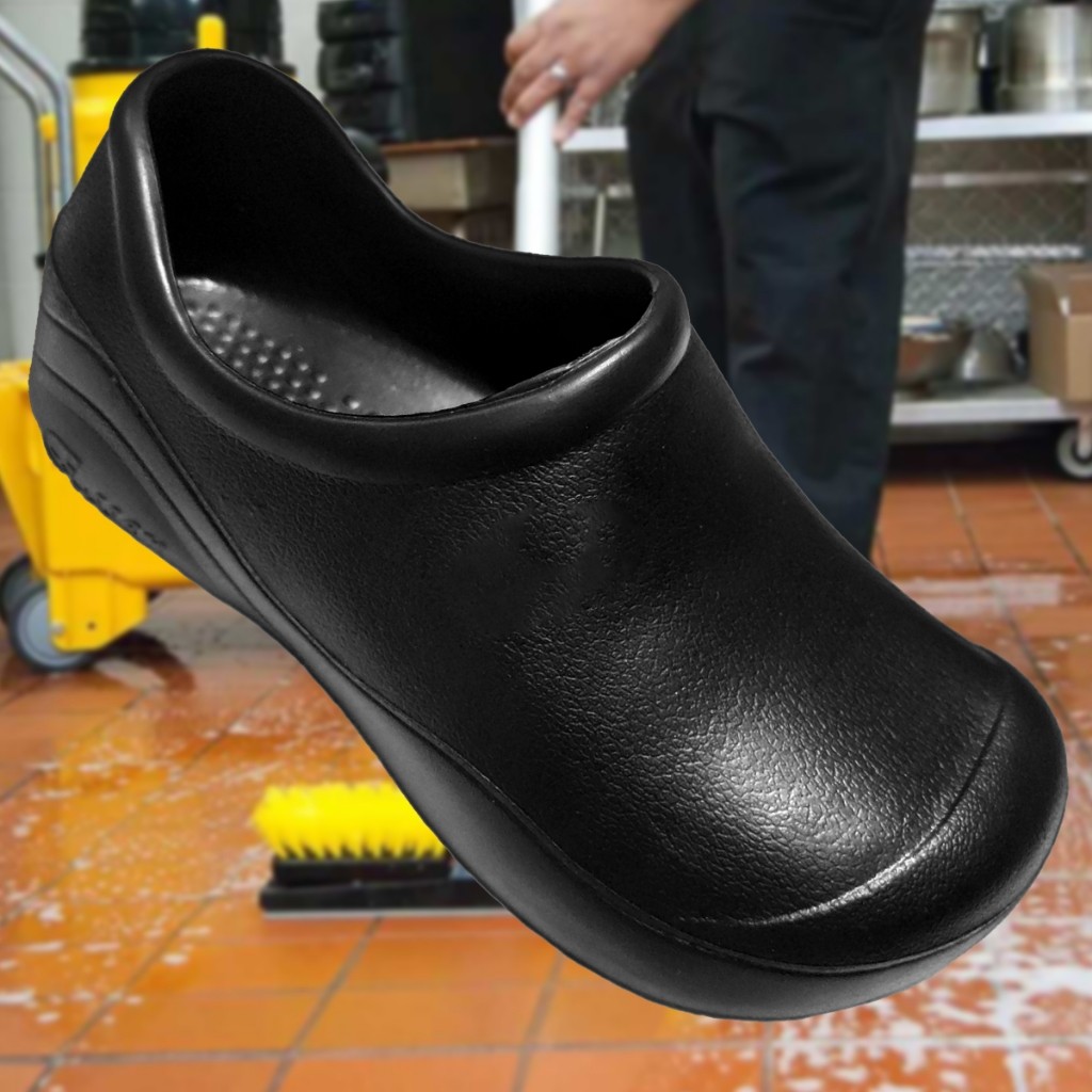 Sapato de Segurança Babuche Fechado Cozinha Limpeza Serviço Manutenção Yvate BGX062