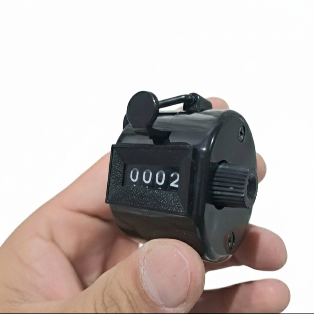 Contador de Mão 4 Dígitos – Manual, Portátil e Fácil de Usar