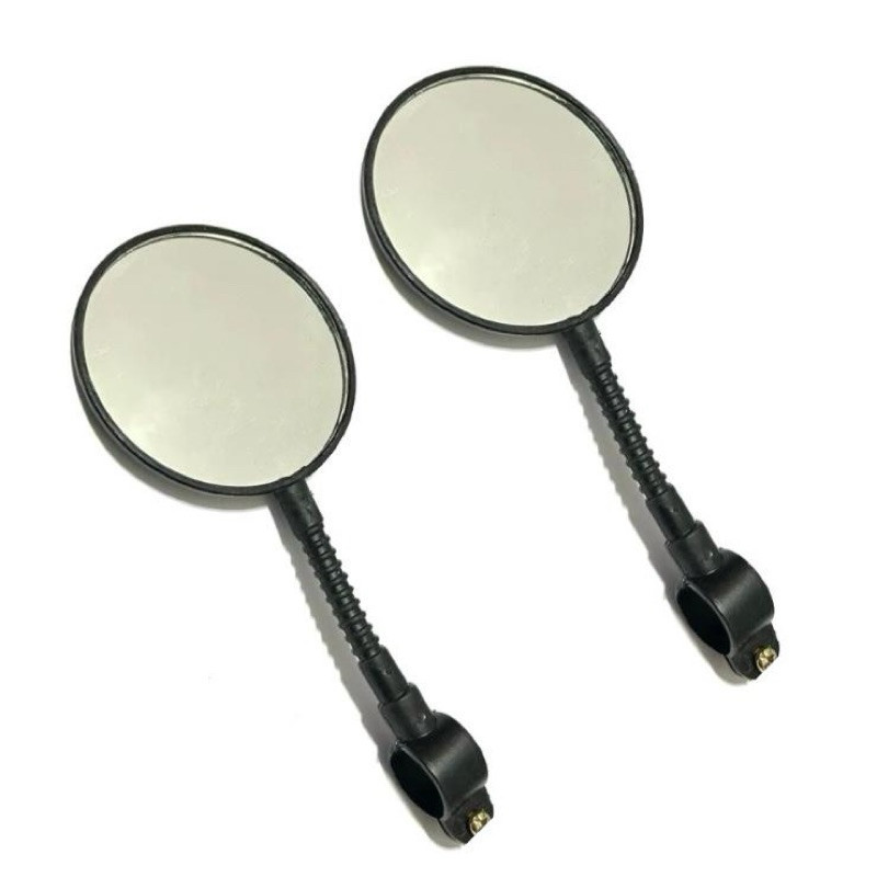 ESPELHO RETROVISOR BICILETA REDONDO PRETO
