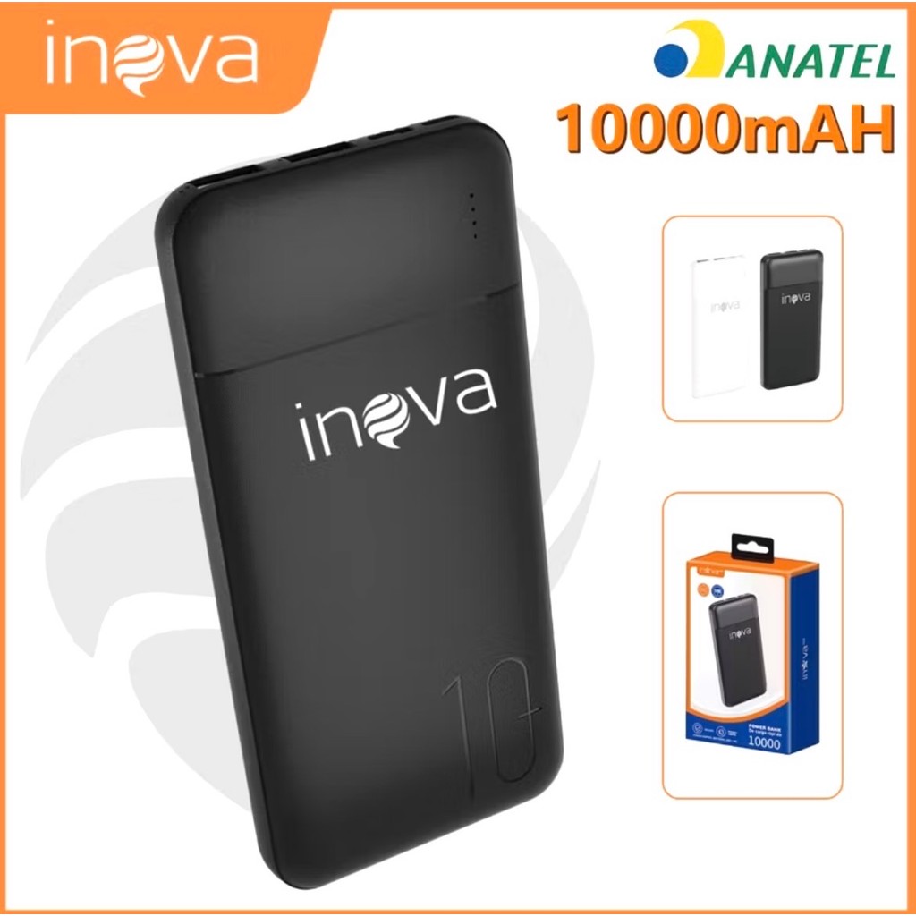 INOVA Power Bank 10000mAh Caregador Potatil Original com Carregamento Rapido 30274