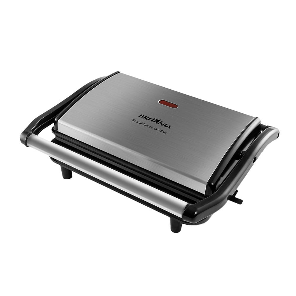 Grill e Sanduicheira Britânia BGR27I Press - 850W 220V em Oferta na Shopee