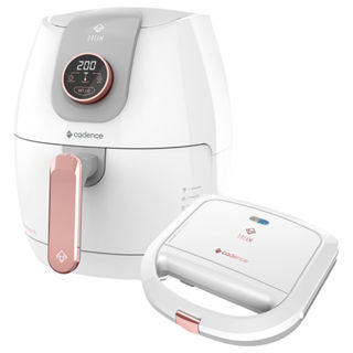 Kit Cadence Dream Rosé Gold - Fritadeira e Sanduicheira em Oferta na Shopee