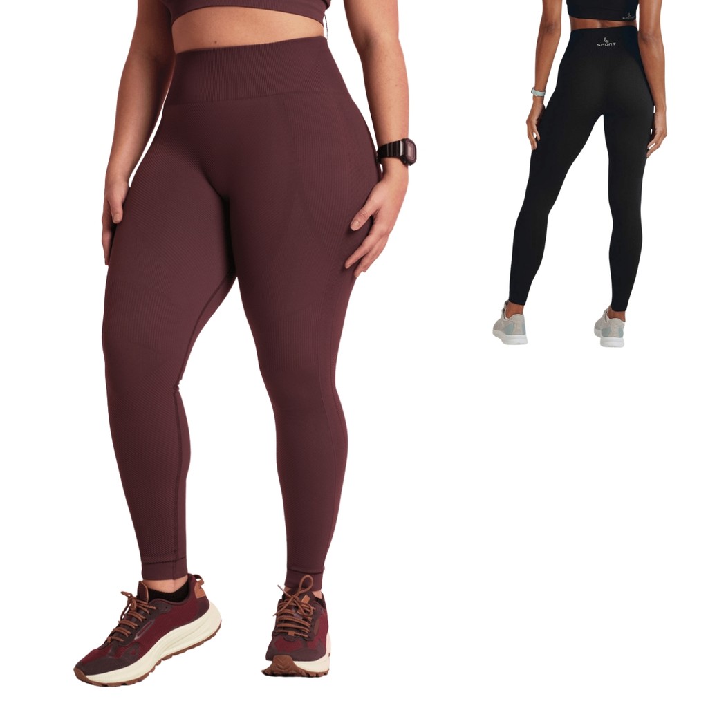 Calça Legging Lupo Sport Basic Feminina Original Academia Treino Sem Costura