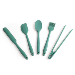 Kit de Utensílios de Silicone com 5 Peças Verde Esc - Oikos