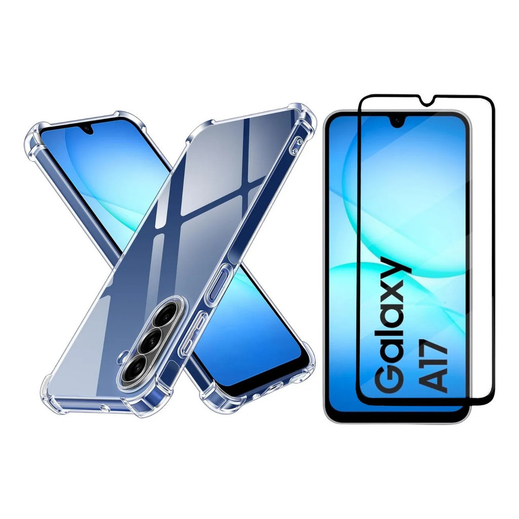 Capa Tpu + Película Para Samsung Galaxy A17 Antishock