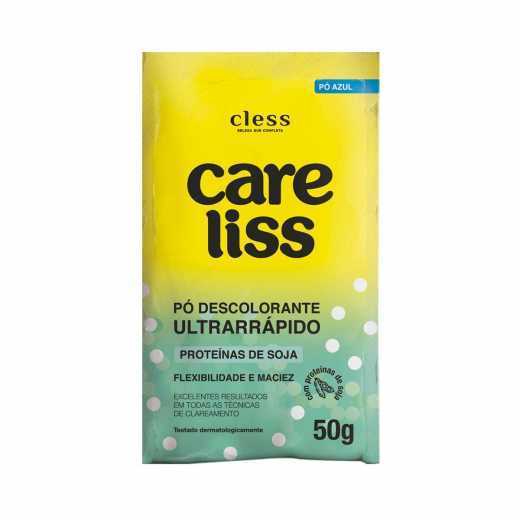 Pó Descolorante Care Liss Azul com Proteinas Da Soja 50G