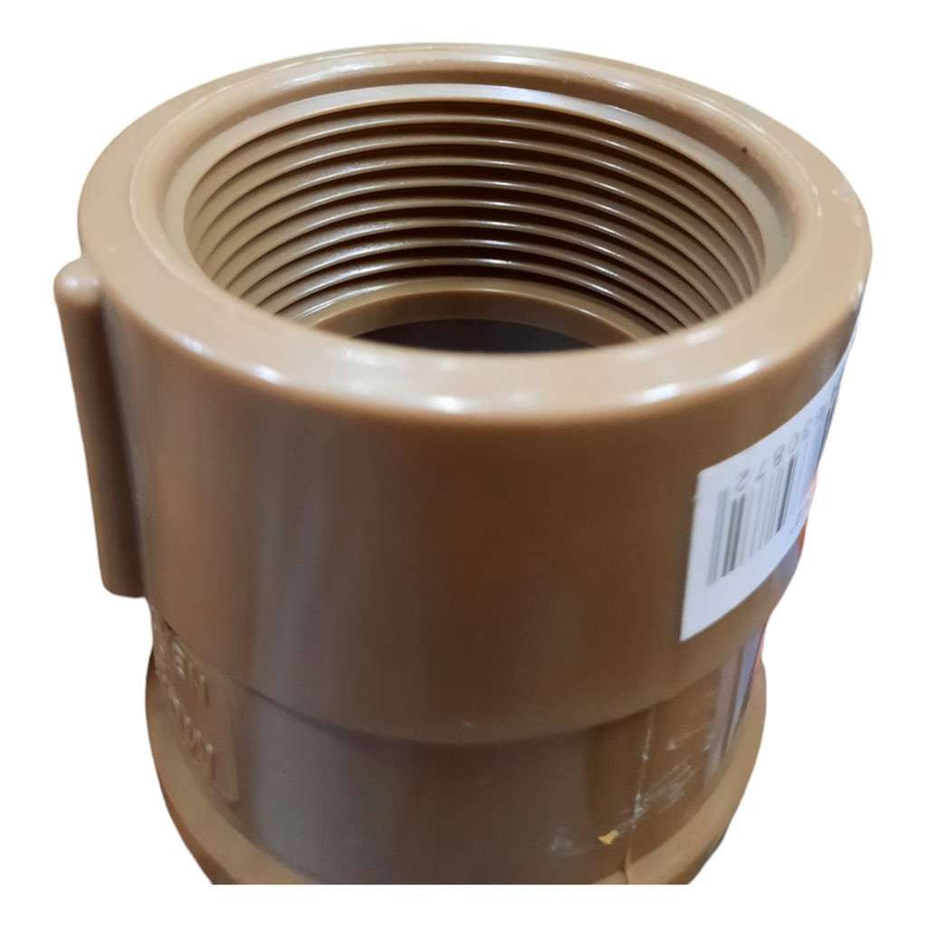 Luvas Cola Rosca 32mm X1" Lr Marrom Amanco