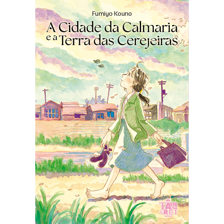Capa do livro Livro - A Cidade da Calmaria e a Terra das Cerejeiras - por Fumiyo Kouno - Editora Taverna do Rei