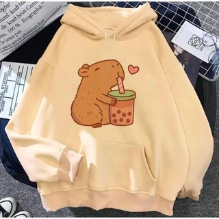 Moletom Canguru com Capuz | Estampa Capivara Blusa de Frio